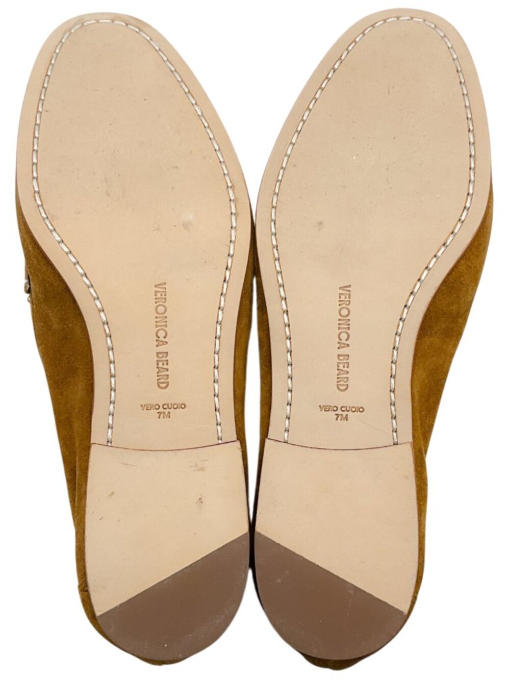 Veronica Beard Hazelwood Brown Suede Penny Loafers - Picture 7 of 8